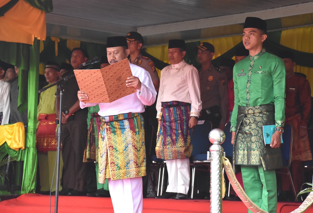 Upacara Peringatan Hut Riau ke-61, Wabup Bacakan Sambutan Gubri