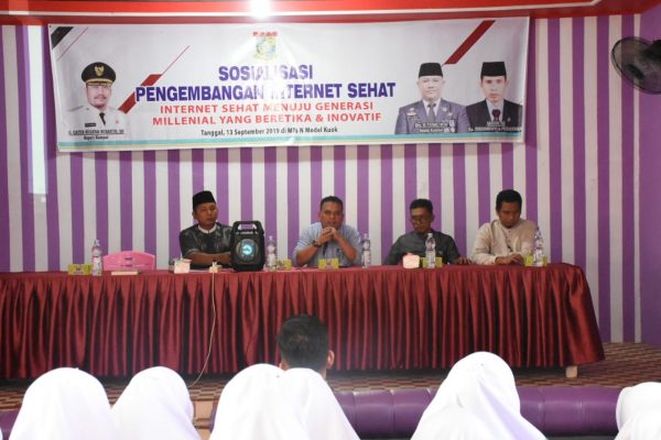 Cegah Salah Guna Internet Diskominfo Beri Sosialisasi 