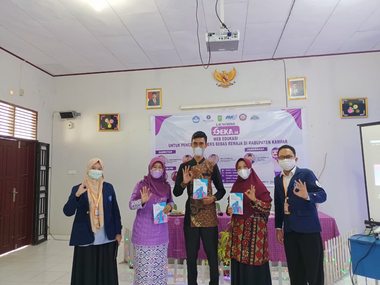 GEKA.id Launching sebagai Web Edukasi Pencegahan Seks Bebas Bagi Remaja -  Pemerintah Kabupaten Kampar