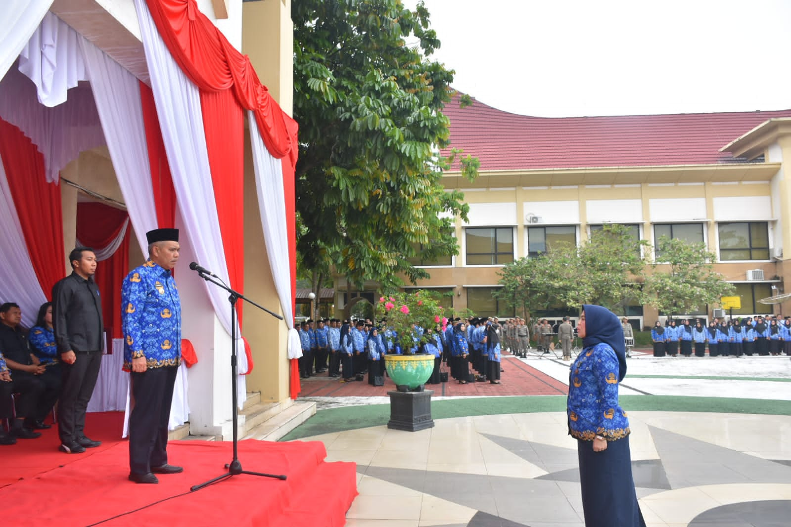 Upacara HUT Korpri Ke-51, Pj Bupati Kampar ; ASN Jaga Integritas ...